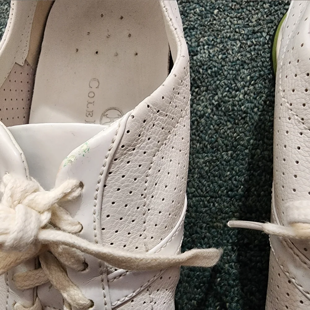 Cole Haan Nike Air Shoes Golf Off White  Size 8B